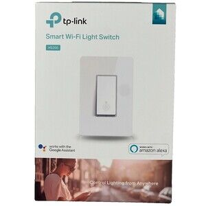 TP-Link Smart Light Switch HS200, Single Pole, Neutral Wire Wi-Fi Alexa & Google